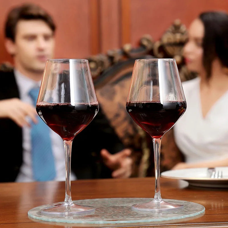 Clear Unbreakable Stem Wine Cups